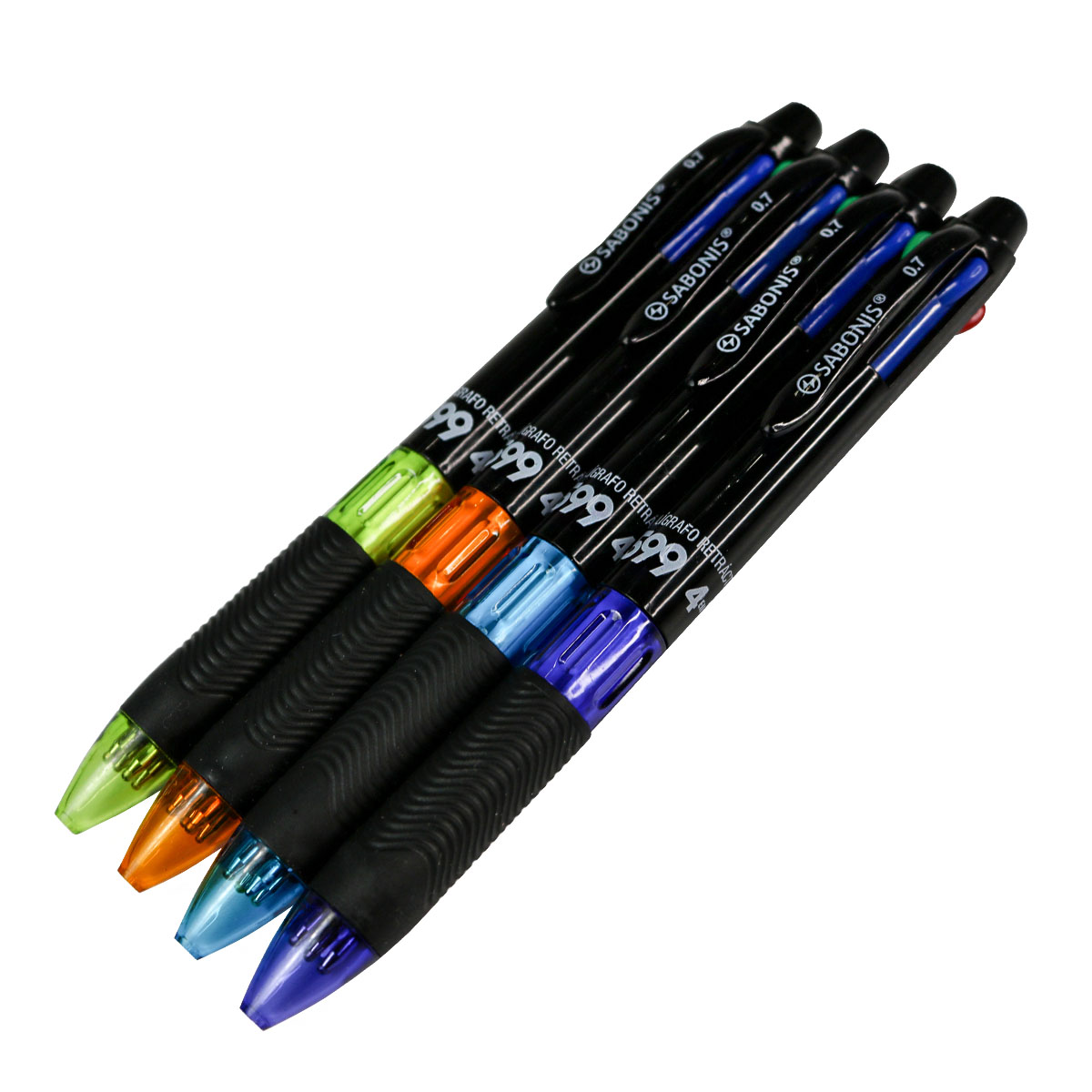 Bolígrafo Retráctil 4 Colores en 1 - FB599 - SABONIS