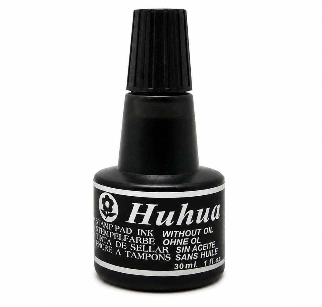 Tinta Para Tampo Color Negro de 30ml - HUHUA