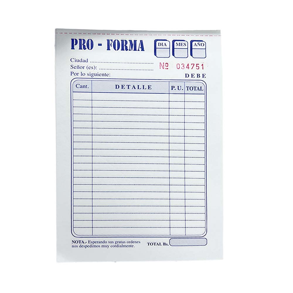 PRO FORMA GRANDE