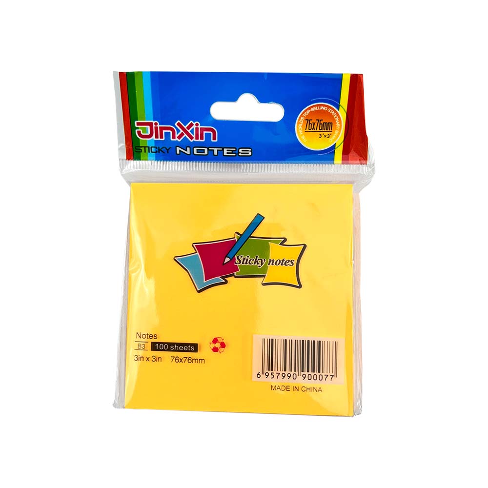 Post It Cuadrado 76x76 mm Colores Vivos B3