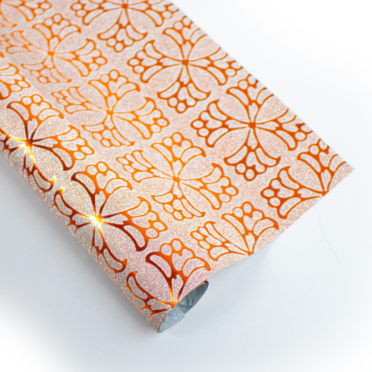 Papel de regalo 3D con diseño de mosaicos vegetales