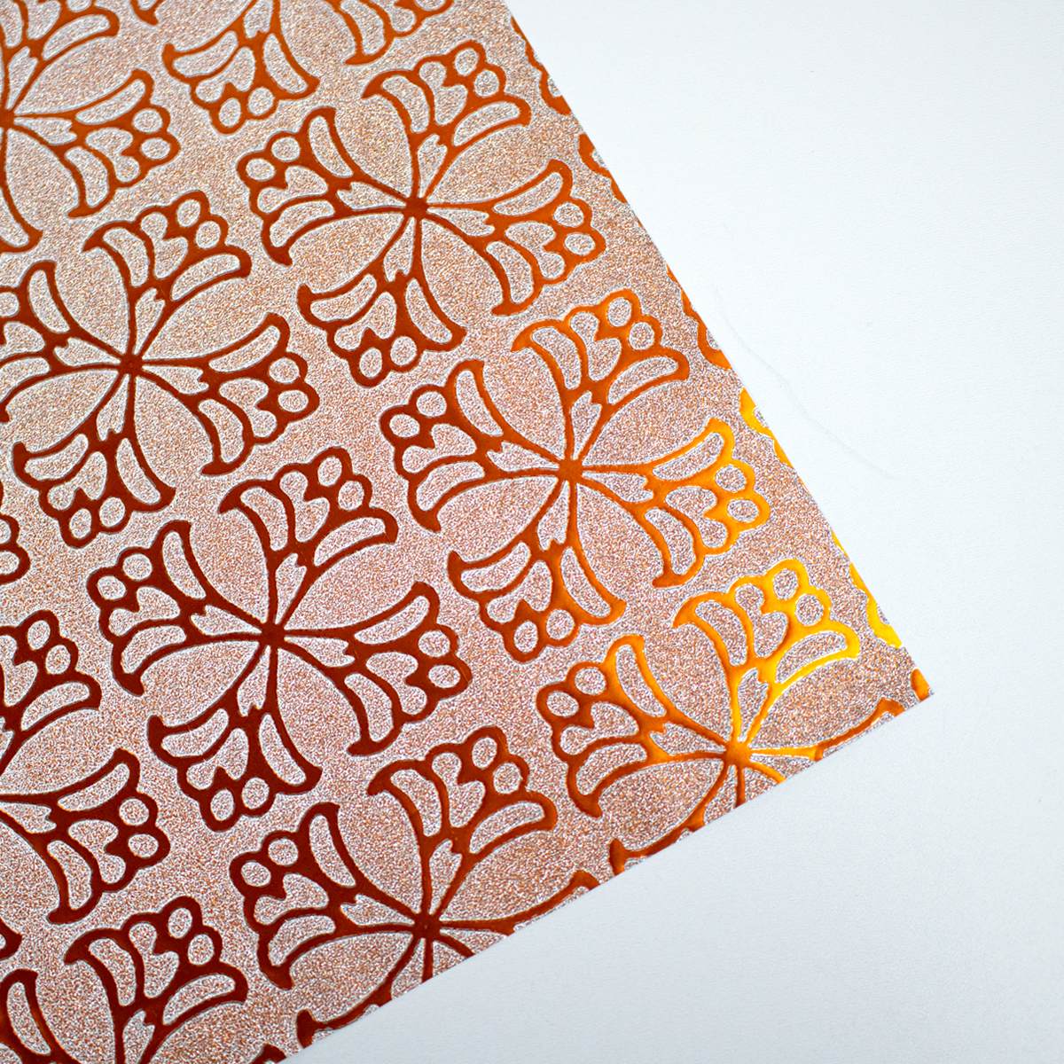 Papel de regalo 3D con diseño de mosaicos vegetales