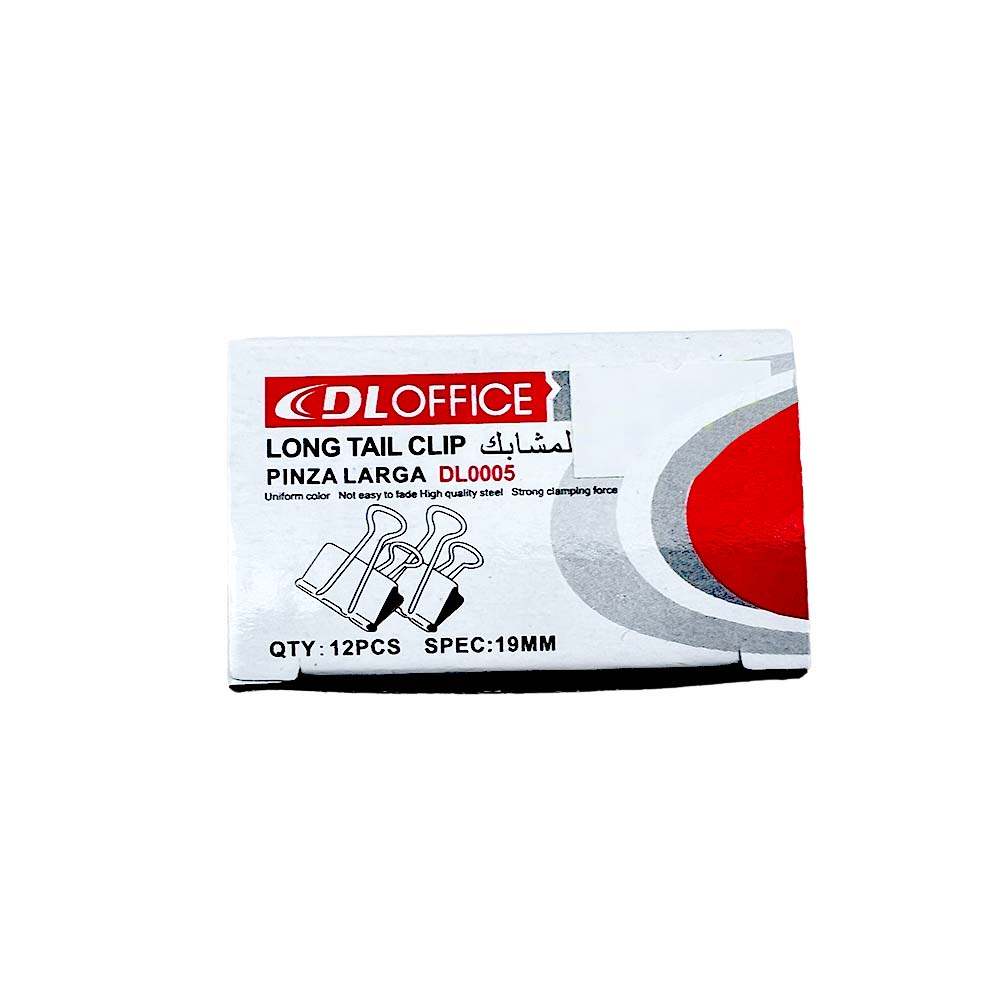 Set de 12 Binder Clip 19 mm. DL0005