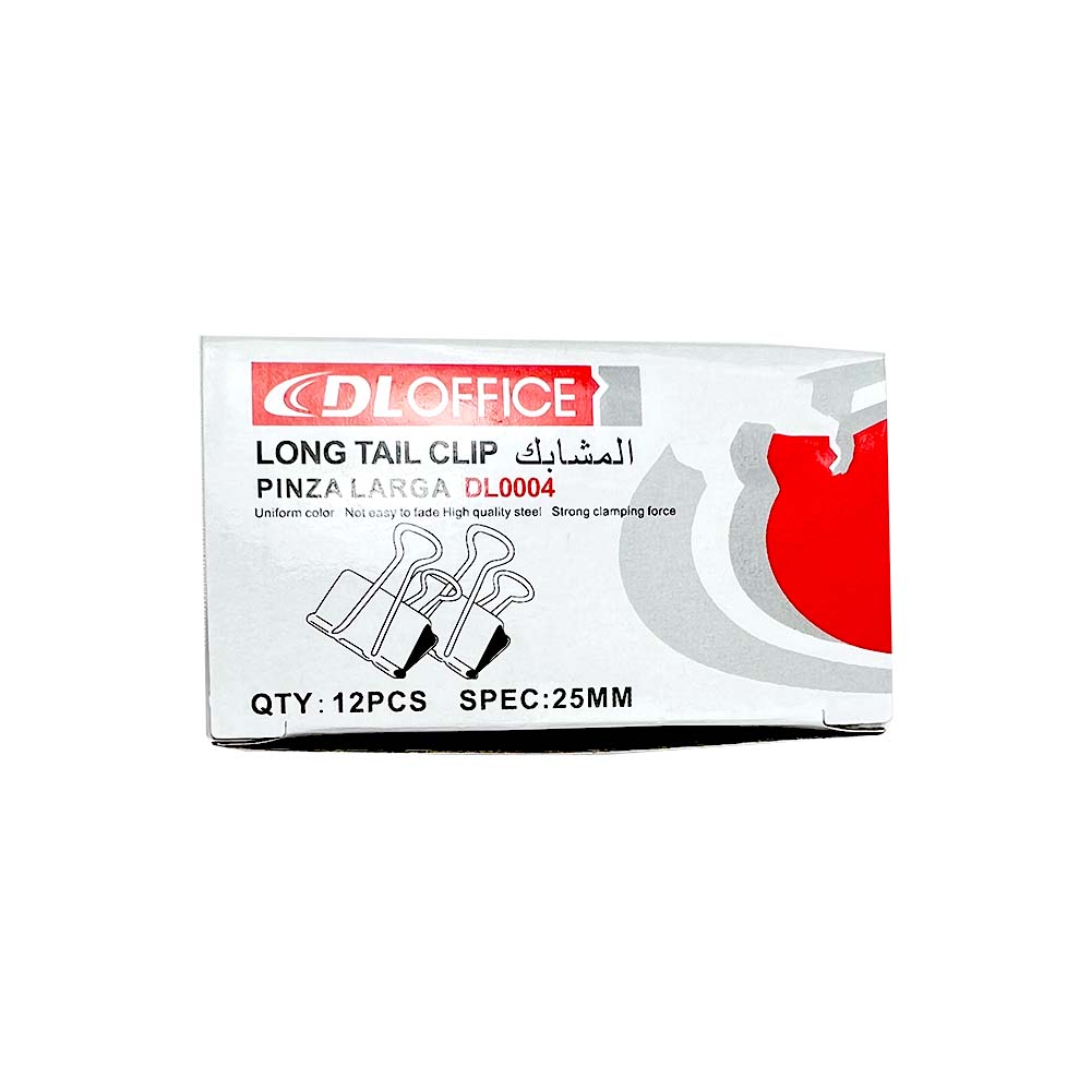 Set de 12 Binder Clip 25 mm. DL0004