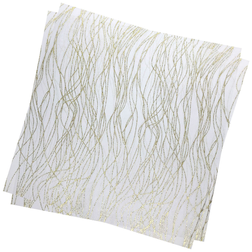 Pliego de papel Arroz Metalizado