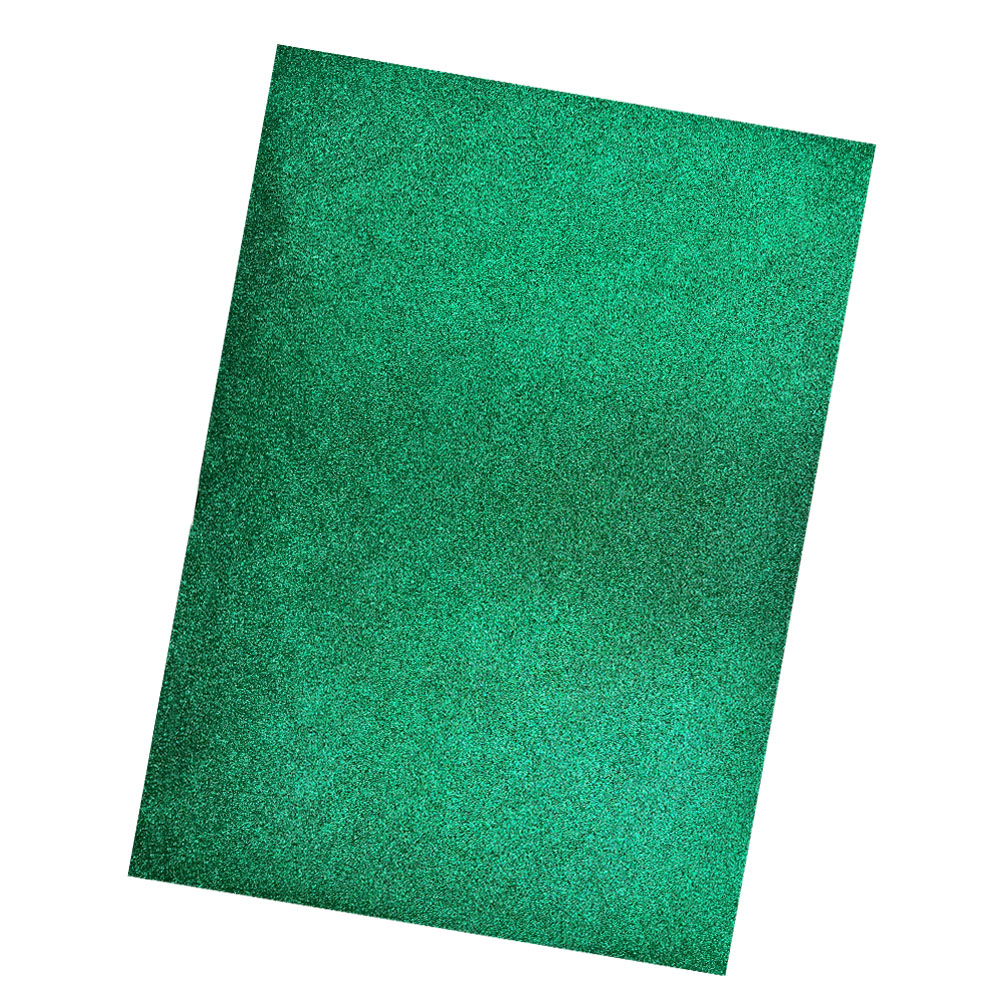 Pliego de Goma Eva Negro Escarchada / Brillo con Adhesivo 50X70cm