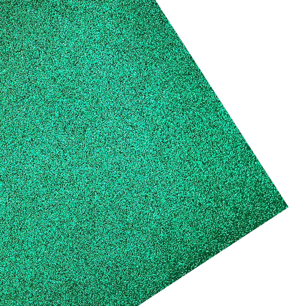 Pliego de Goma Eva Negro Escarchada / Brillo con Adhesivo 50X70cm