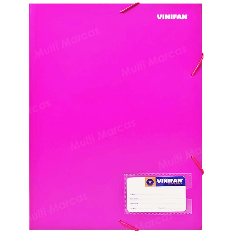 Folder - Archivador con Liga y Nepaco - Fastener Tamaño Oficio - VINIFAN
