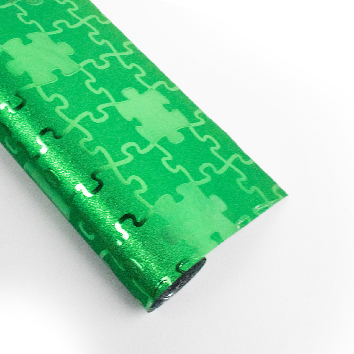 Papel de regalo 3D con patrón de rompe cabezas
