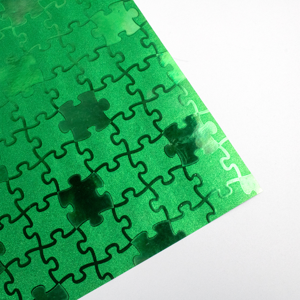Papel de regalo 3D con patrón de rompe cabezas