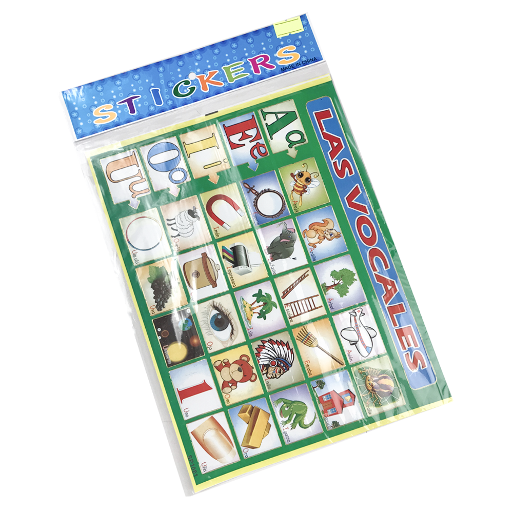 Lámina de Stickers de 2  Bs