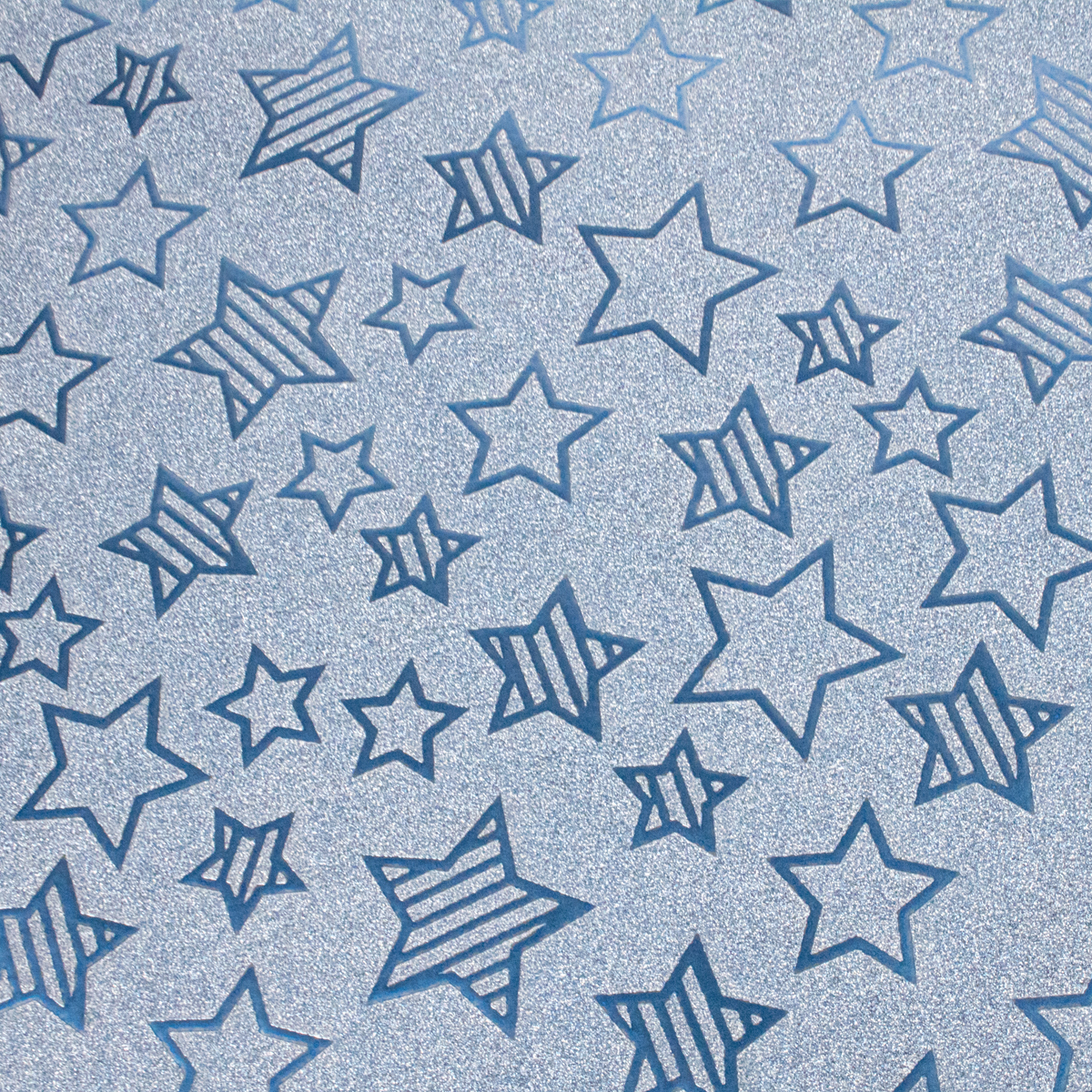 Papel de regalo 3D con diseño de estrellas