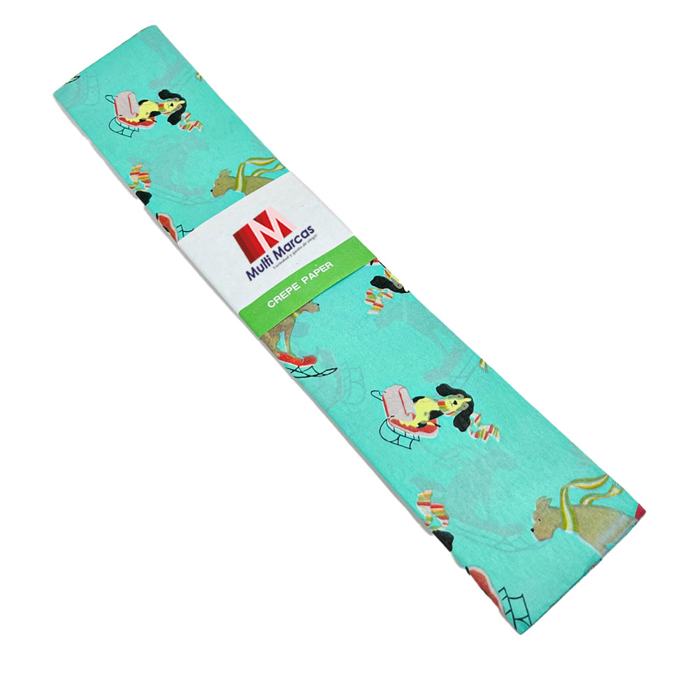 Papel Crepé con Diseño en Gral.