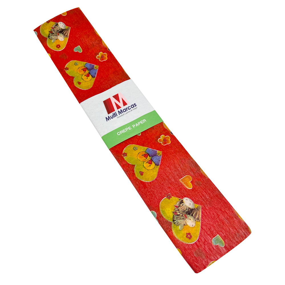 Papel Crepé con Diseño en Gral.
