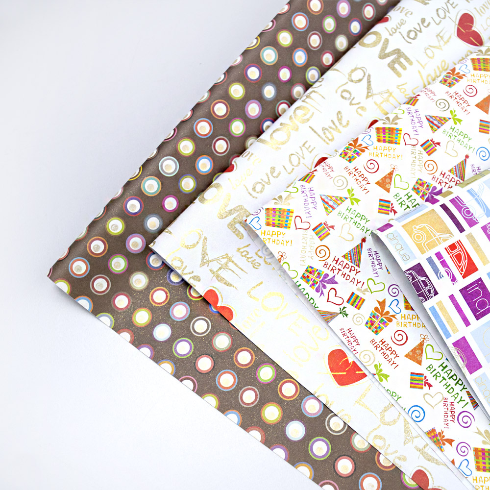 Papel de Regalo con Brillo