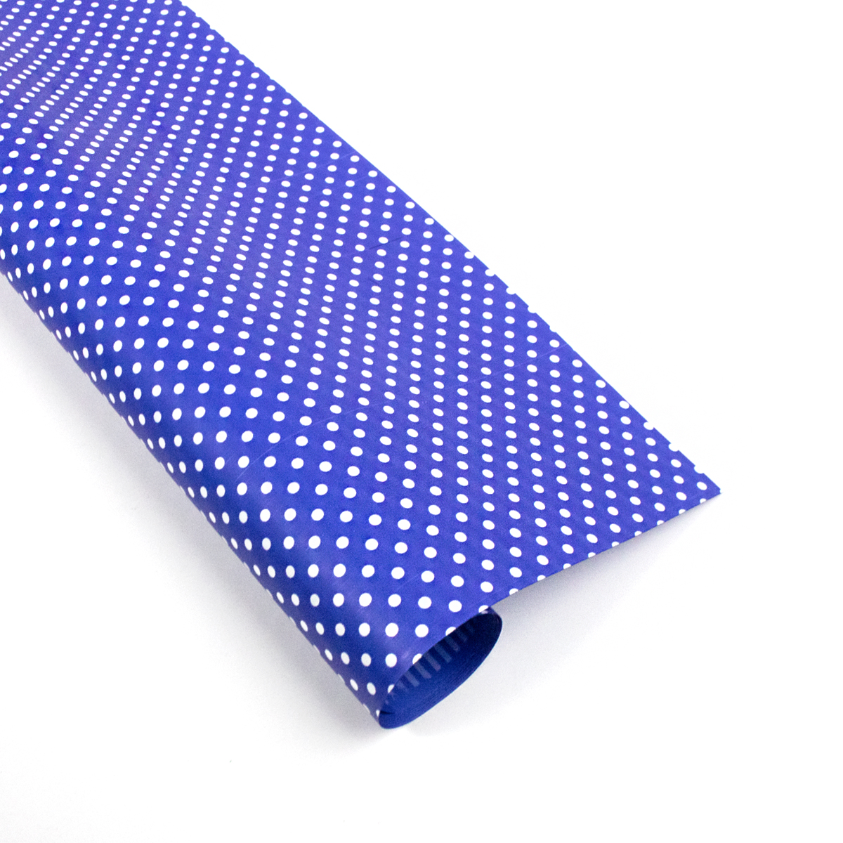 Papel de regalo punteado azul
