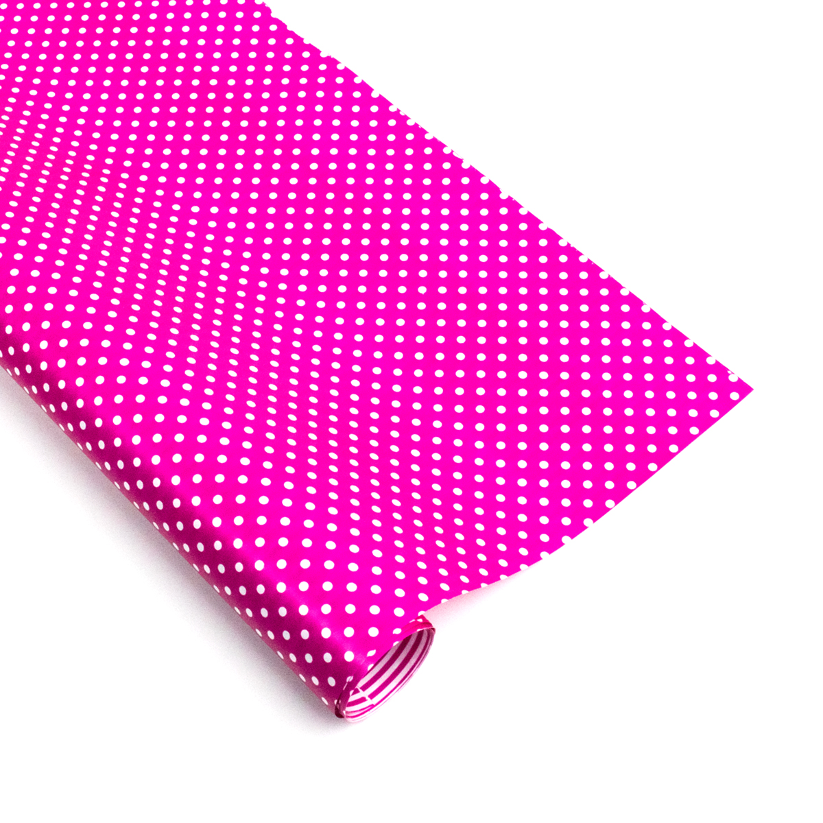 Papel de regalo punteado rosado