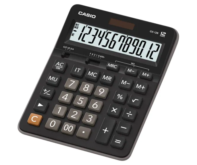 Calculadora Grande de 12 Dígitos CASIO GX-12B