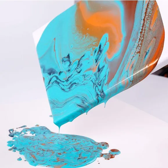 Juego de Pintura Acrílica Vertida Premium Mont Marte 4 Piezas x 60ml (2oz) - Symphony PMPP4201