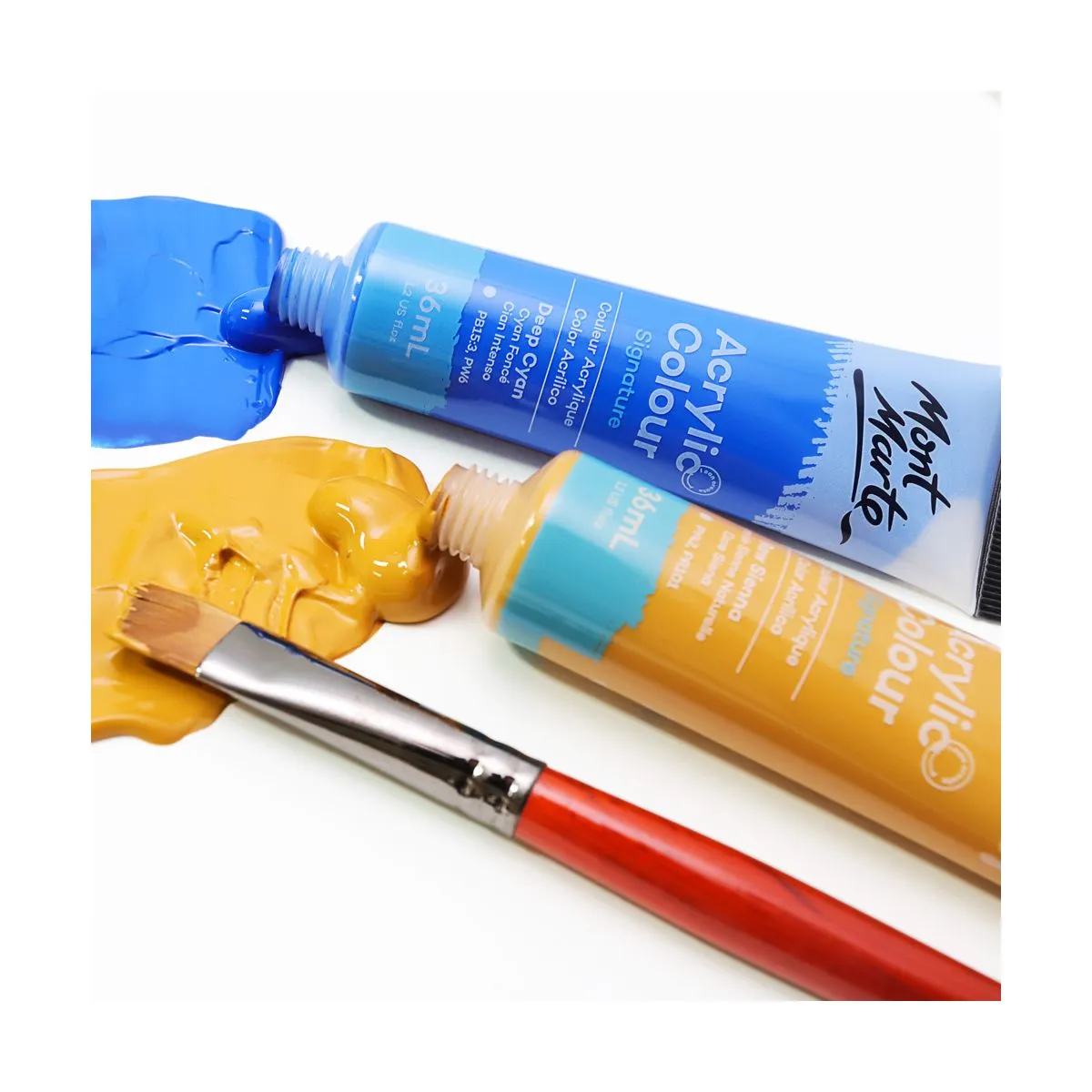 Set Pintura Acrílica Mont Marte Signature de 24 Tubos de 36 ml. (1,2 onzas líquidas estadounidenses) MSCH2436