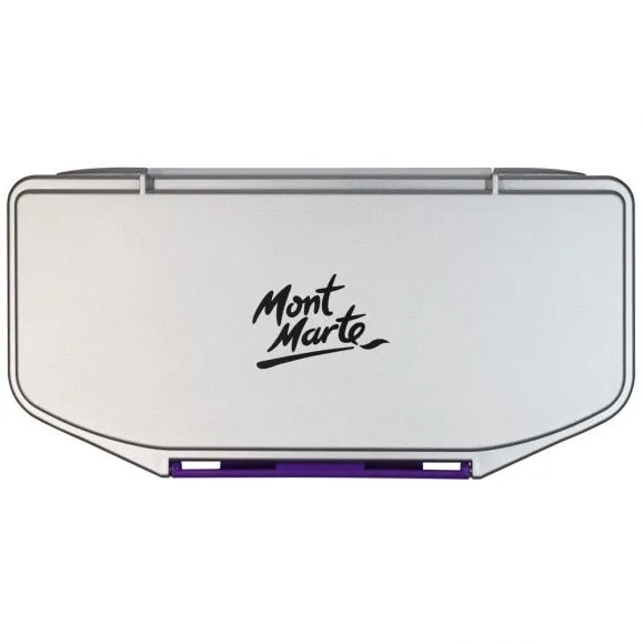 Paleta Hermética de Plástico Premium para Acuarelas Mont Marte MAPL0009