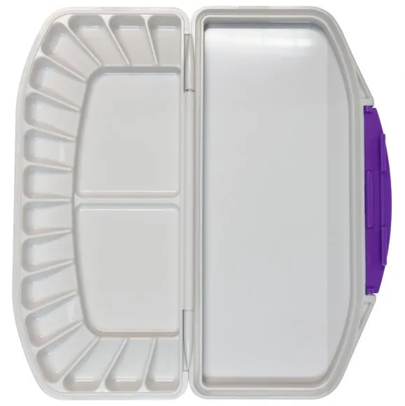 Paleta Hermética de Plástico Premium para Acuarelas Mont Marte MAPL0009