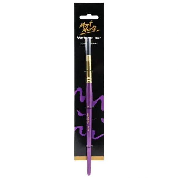 Pincel #6 Para Acuarelas Premium Mont Marte MPB0092
