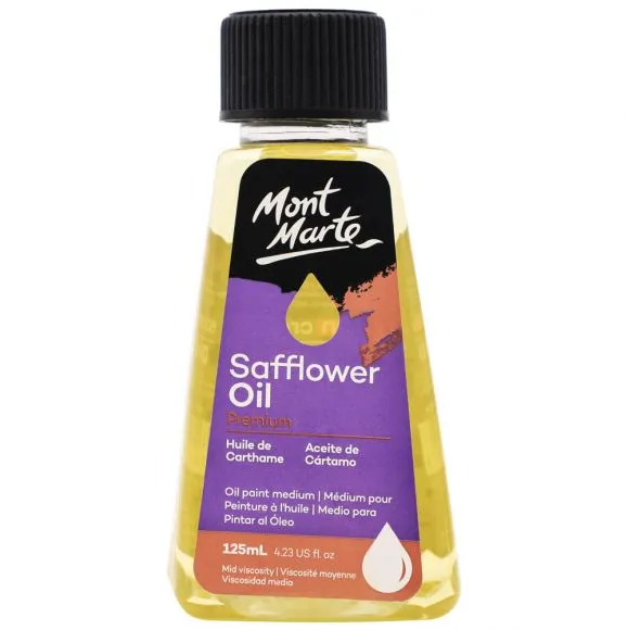Aceite de Cártamo Premium 125ml (4.23oz) Mont Marte MOMD1207