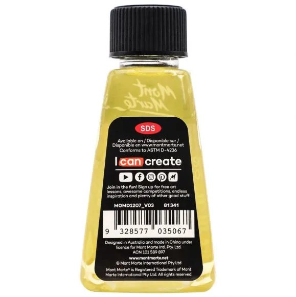 Aceite de Cártamo Premium 125ml (4.23oz) Mont Marte MOMD1207
