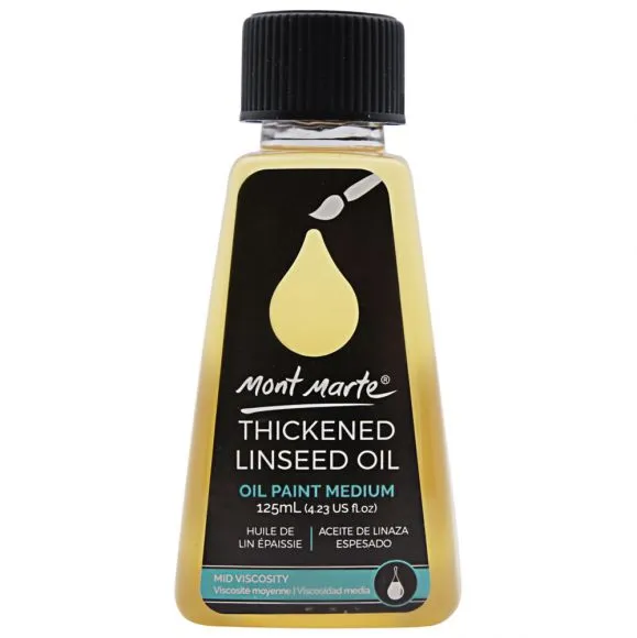 Aceite de Linaza Espesado 125ml Mont Marte MOMD1208
