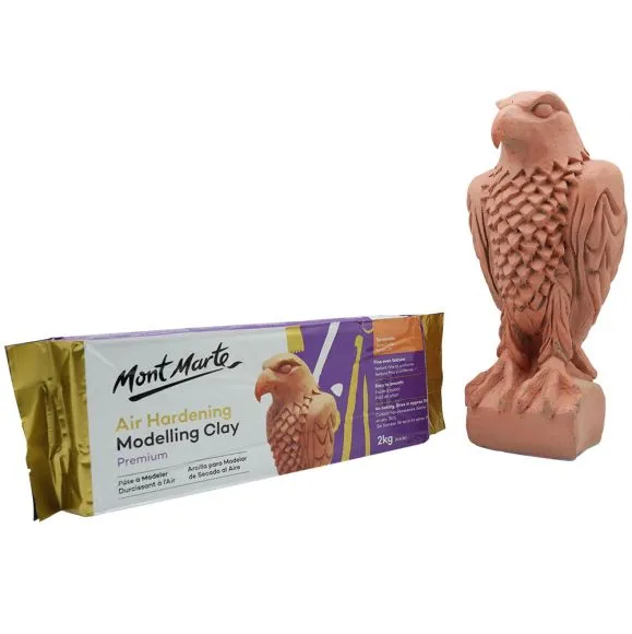 Arcilla para Modelar de Secado al Aire Premium – Terracota – 2 kg Mont Marte MMSP0008