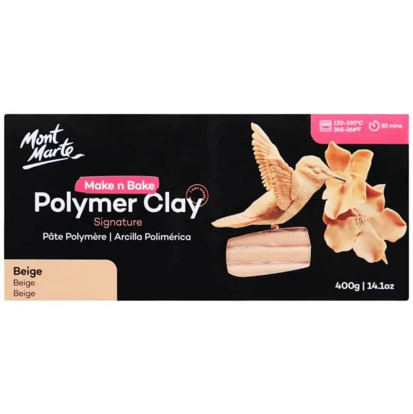 Arcilla Polimérica Signature Beige 400 g - MMSP6401 - MONT MARTE
