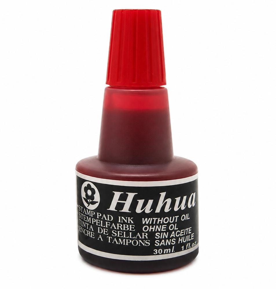 Tinta Para Tampo Color Rojo de 30ml - HUHUA