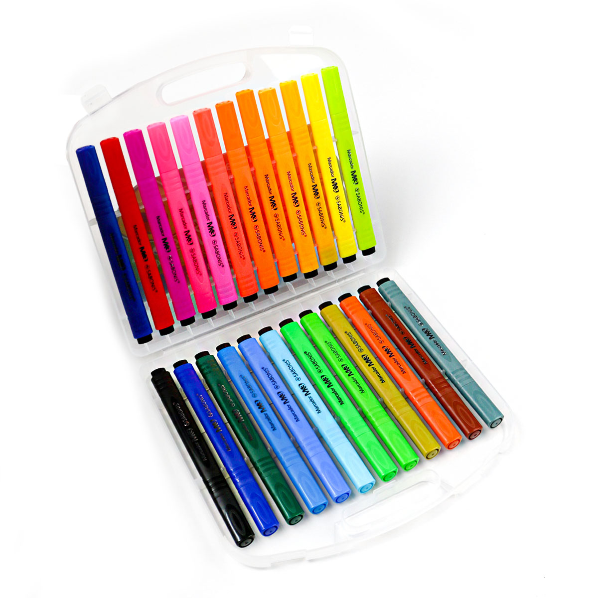 Set de 24 Marcadores Triangulares MK3 - M2233 - SABONIS