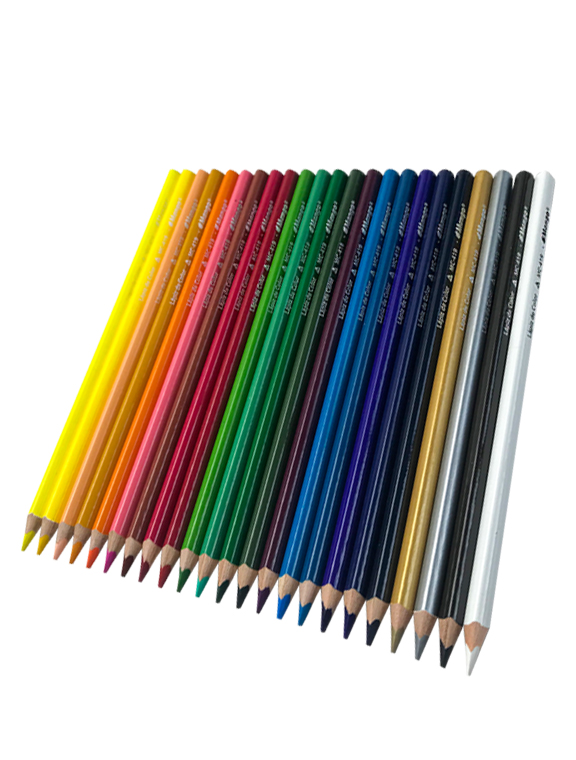 Set de 24 Colores Triangulares Premium, 4.4 mm - MC419 - MANGO