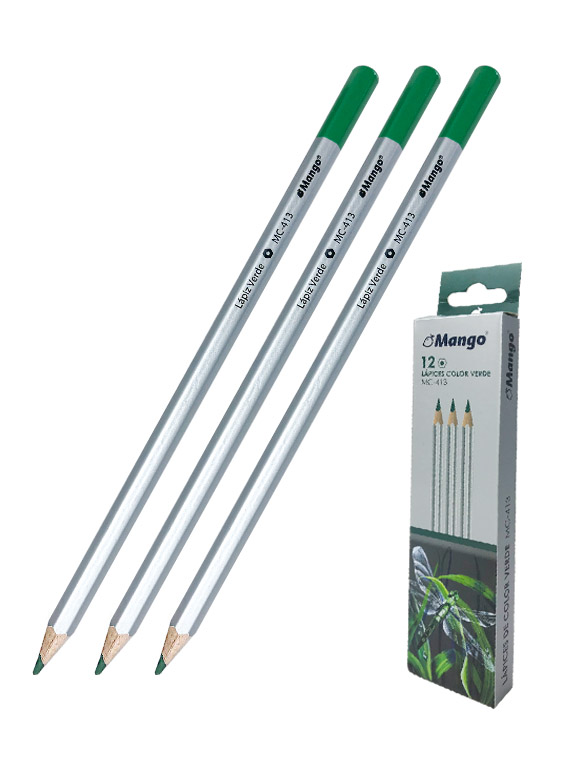 Set de 12 Lápices Color Verde - MC413 - Mango