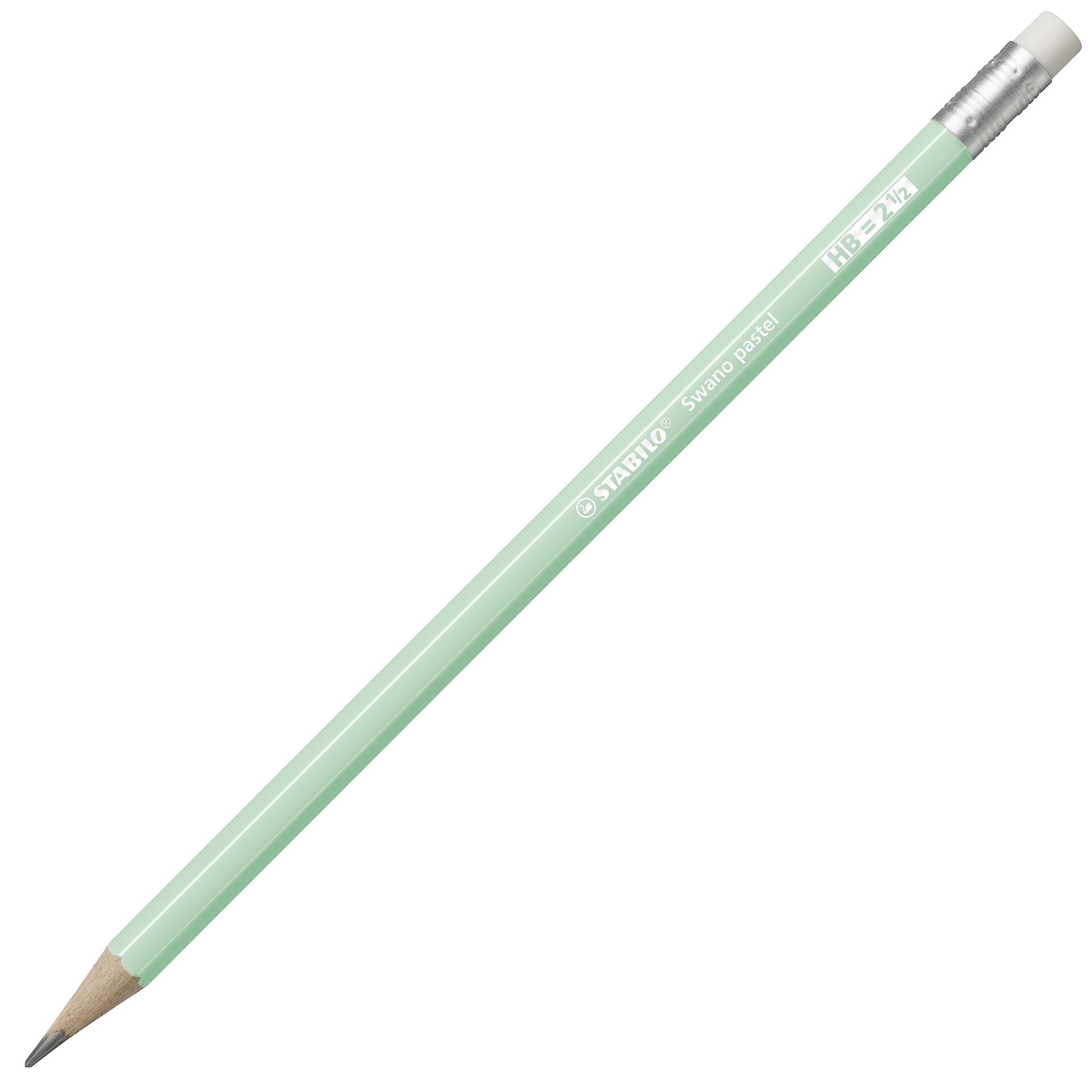 Lápiz Grafito C/Goma Stabilo Swano Pastel 2HB - 3522 - 2522 - 3822 - 3422 - 4222 -2320 - 2820