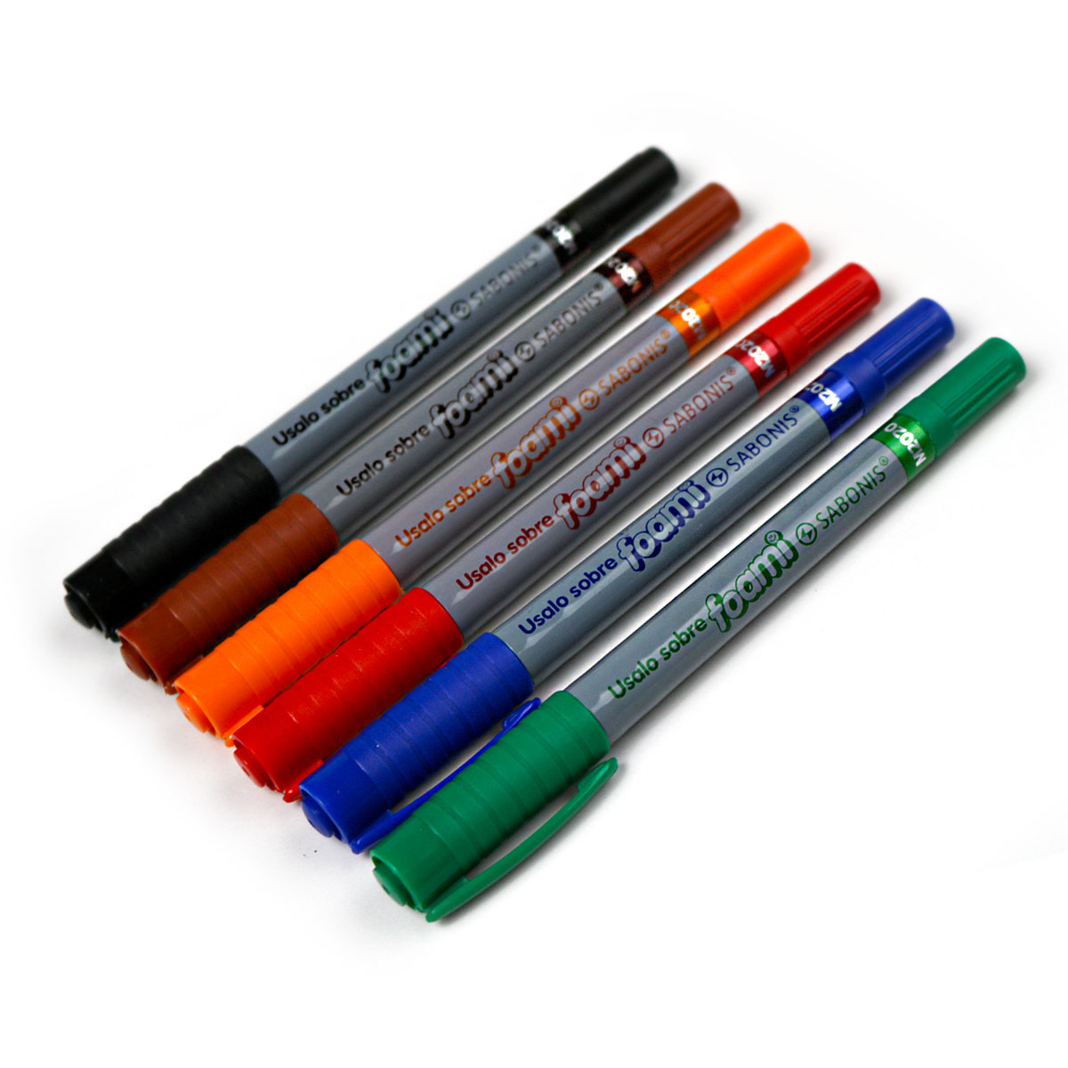 Set de 6 Marcadores Permanentes Doble Punta  M2020S SABONIS