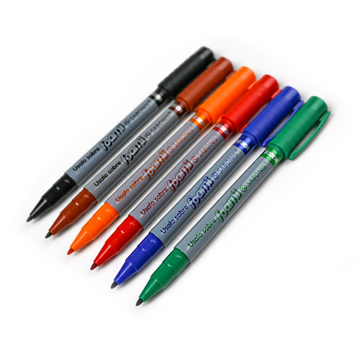 Set de 6 Marcadores Permanentes Doble Punta  M2020S SABONIS