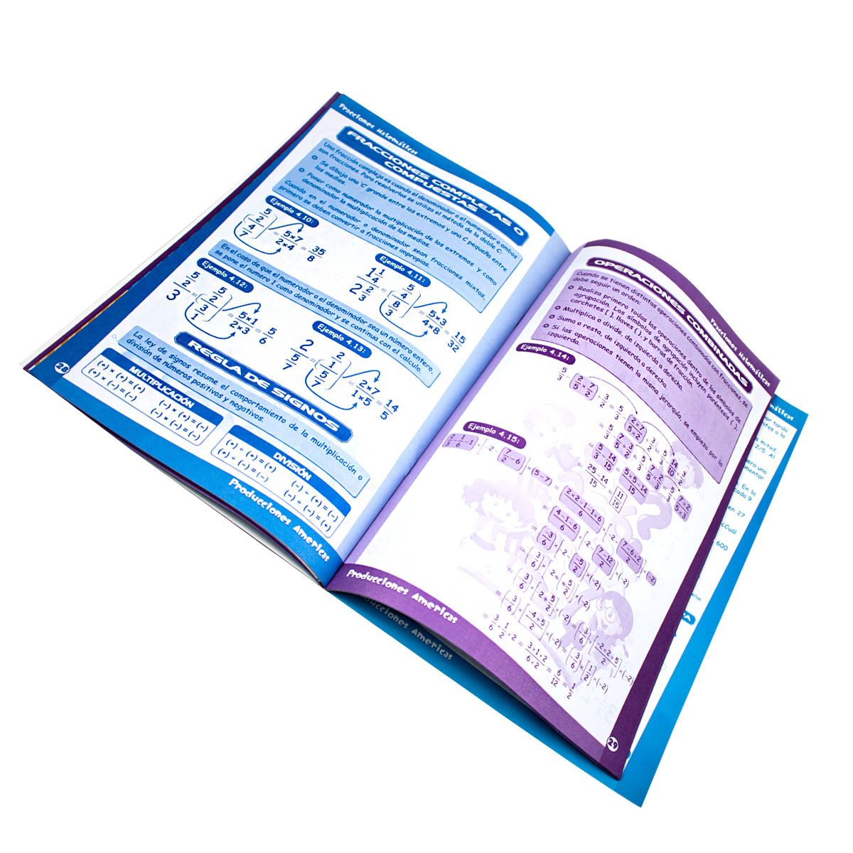 Cuaderno de fracciones matemáticas