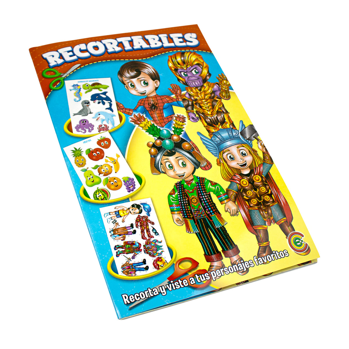 cuaderno con recortables