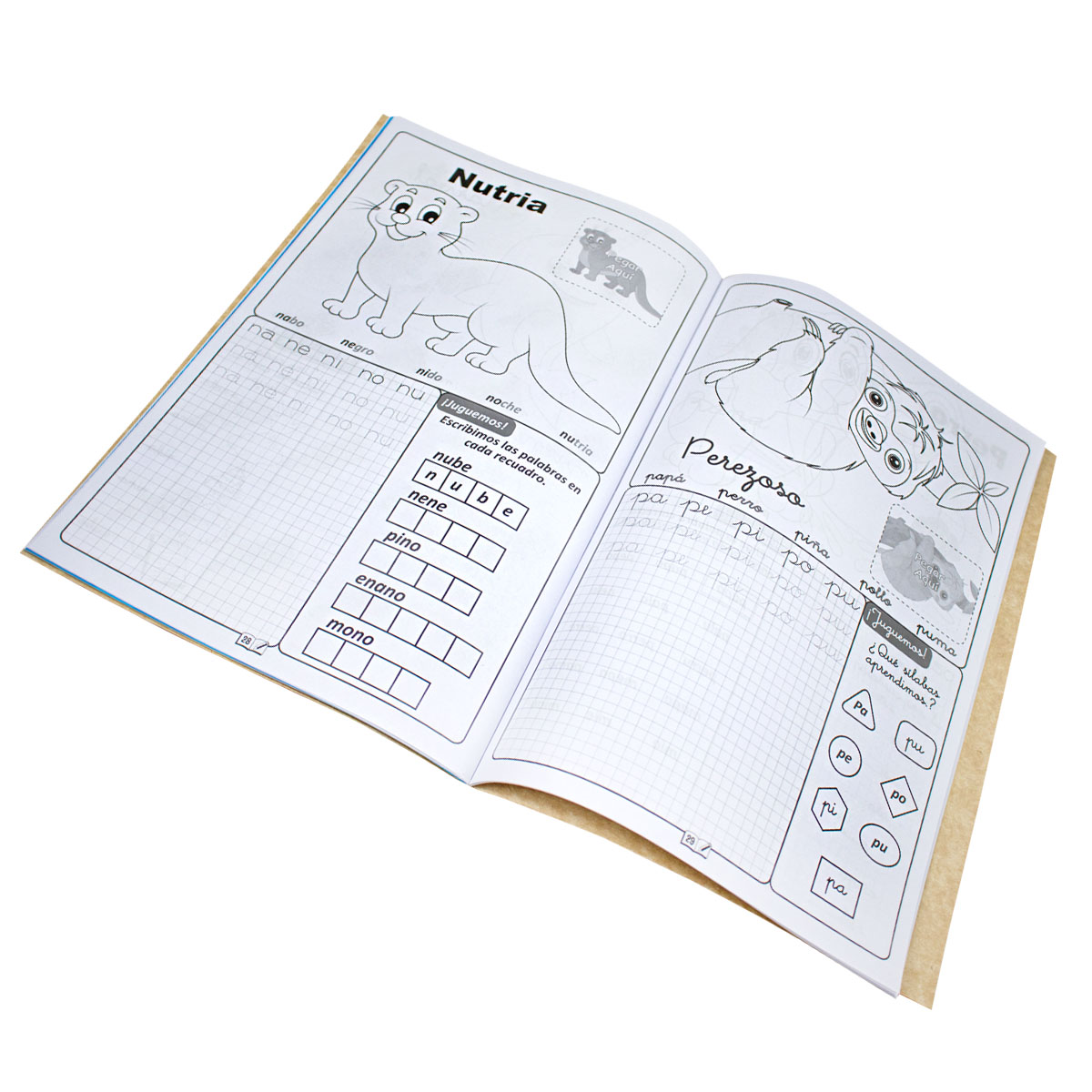 Cuaderno de sílabas
