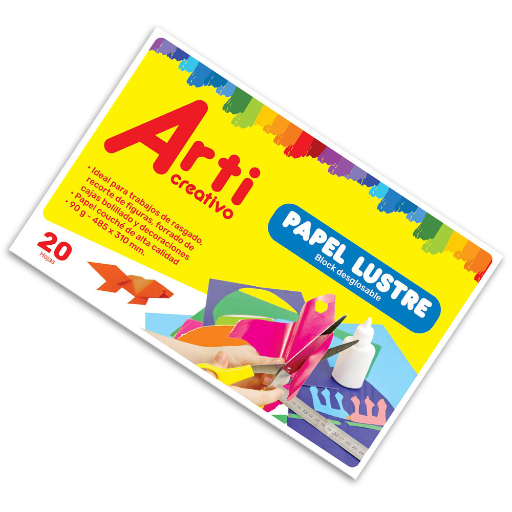 Block de Construcción de Cartulina Prisma de 30 Hojas Tamaño A4 - 80 Gramos ARTI