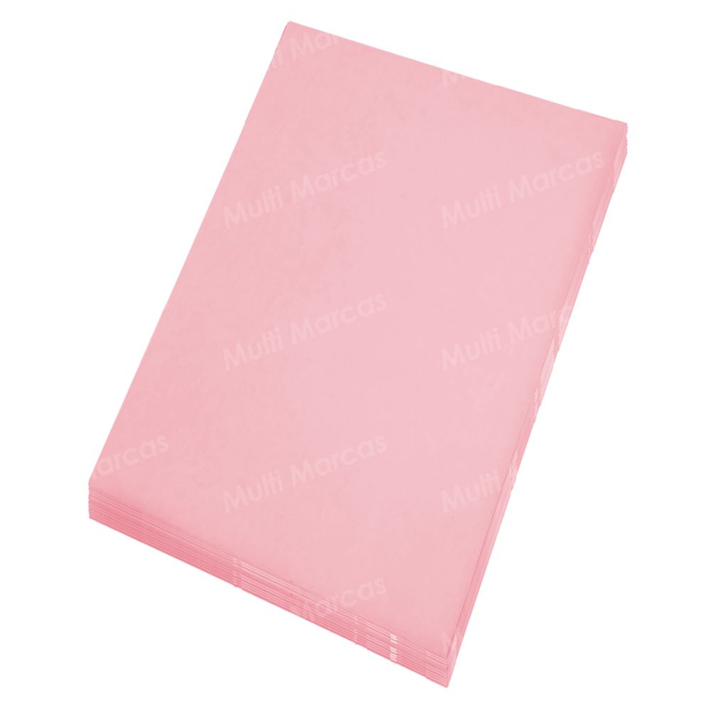 Paquete de Papel Bond de 500 Hojas Opticolor, 75 Gramos, Tamaño Oficio, Color Rosado Suave