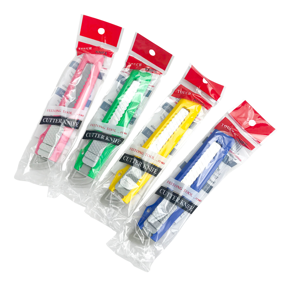 Set de 24 Unidades de Estilete/Cutter Sencillo Grande 18 mm. FT-803