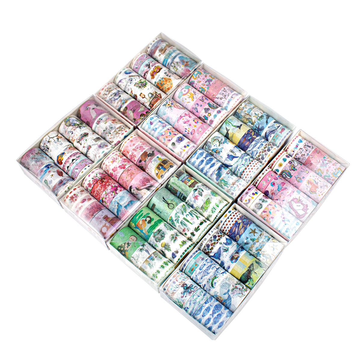 Set de 20 Washi Tape (Cinta Adhesiva con diseño) MPC1720