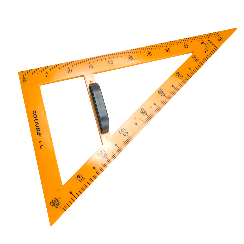Estuche Geométrico Gigante de Plástico