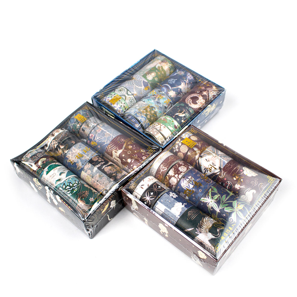 Washi Tape (Cinta Adhesiva con diseño) paquete con 15 unidades MPC1615