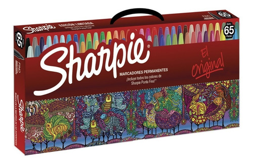 Juego de Marcadores Sharpie de 65 Unidades Punta Fina - 2155614