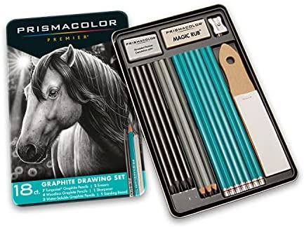 Lápices de Dibujo Prismacolor Premier Grafito de 18 Unidades - 24261- 2069797